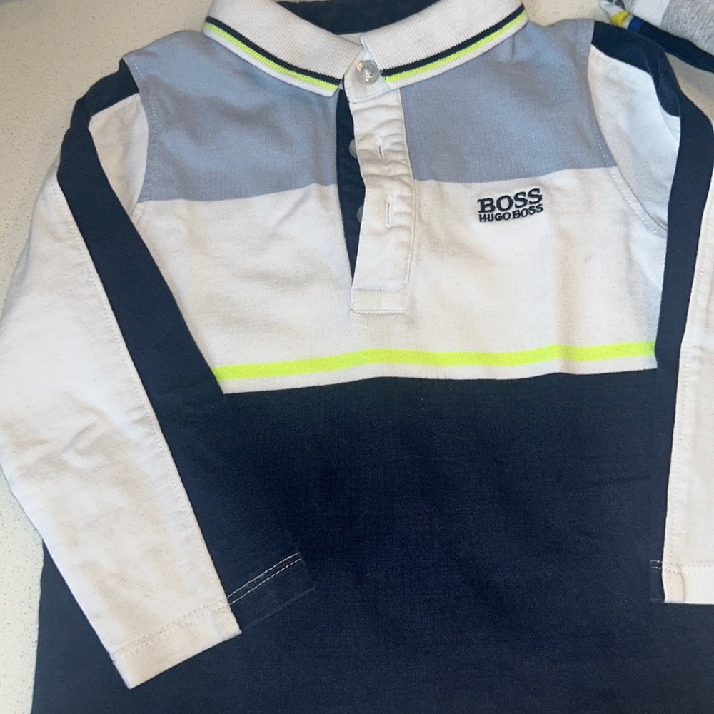 Hugo boss long sleeve polo 2T